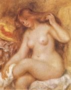 Pierre-Auguste Renoir Bather with Long Blonde France oil painting artist